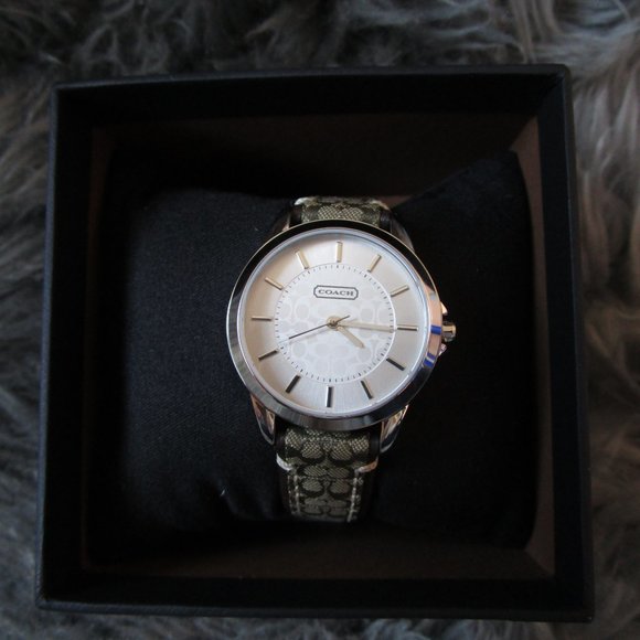 New Coach Monogram Strap Watch main image 6